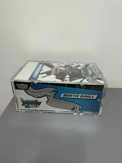 Pokemon Black Bolt - Display Case 10 x Booster Bundles Brand New acrylic case - Image 2