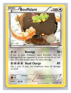 Pokemon TCG Bouffalant 107/113 Legendary Treasures Normal LP - Image 1