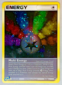 Pokemon Multi Energy #93/100 Cosmos Holo Promo - 2003 EX Sandstorm - NM to Mint! - Image 1