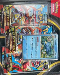 Pokemon Mega Evolution Psyduck & Golduck 3 Pack Blister Set of 2 - Image 2