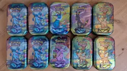 Pokemon TCG Prismatic Evolutions Mini Tin Set (10x) Factory Sealed | UK Stock - Image 1