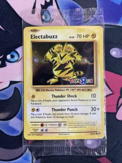 Pokemon TCG - Electabuzz Toys R Us Promo Holo 41/108 - SEALED Exclusive Swirl - Image 1