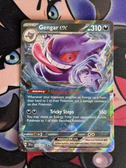 Holo Gengar ex - 104/162 Double Rare Temporal Forces Pokemon TCG Nm - Image 1