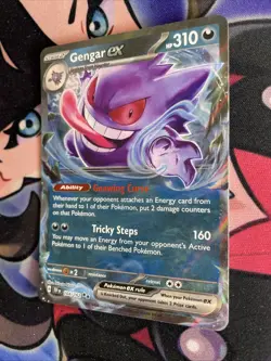 Holo Gengar ex - 104/162 Double Rare Temporal Forces Pokemon TCG Nm - Image 3