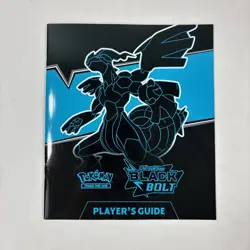 Pokemon Black Bolt Players Guide Book Scarlet & Violet Elite Trainer Box ETB - Image 1