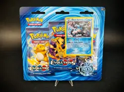 Pokemon XY Evolutions Black Kyurem 3-Pack Blister - Factory Sealed! - Image 1