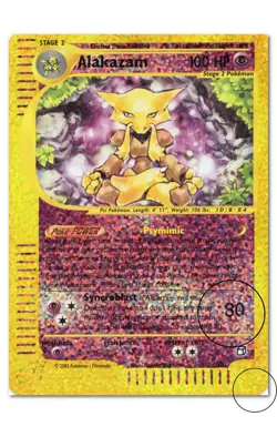 Alakazam 1/12 Reverse Holo Rare Vintage Box Topper Jumbo Pokemon - HP/DMG - Image 1