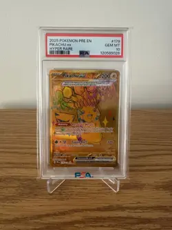 Pokemon TCG Prismatic English Gold Pikachu Hyper Rare #179 *GEM MINT PSA 10* - Image 1