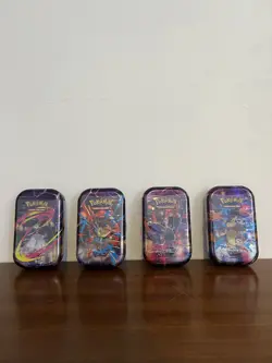 Pokemon: Mega Evolution - Mega Heroes Mini Tin (Set of 4) Sealed IN HAND - Image 1