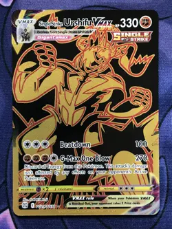 Single Strike Urshifu VMAX TG29 Brilliant Stars Full Art Pokemon - NM NEAR MINT - Image 1