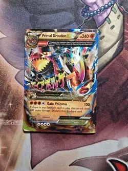 Primal Groudon EX Omega - 86/160 Primal Clash Ultra Rare Pokemon - HP - Image 1