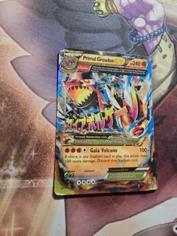 Primal Groudon EX Omega - 86/160 Primal Clash Ultra Rare Pokemon - HP - Image 3