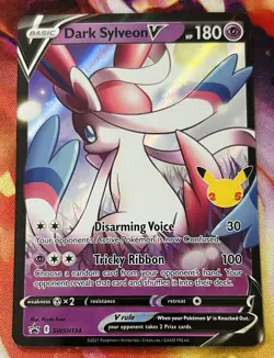 Pokemon TCG Dark Sylveon V Holo Promo Celebrations SWSH134 NM - Image 1