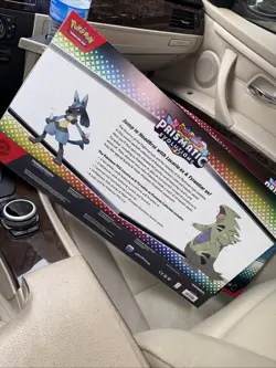 2 x Pokemon Prismatic Evolutions Lucario/Tyranitar EX Premium Collection SEALED - Image 2