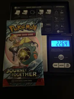 Heavy! Over 22.64 Gram Pokemon Journey Together Booster Pack Sealed - Image 1