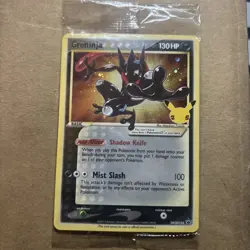 2021 Pokemon SWSH Celebrations Black Star Promo ETB Greninja Holo #SWSH144 1 - Image 1