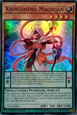 CORE-EN004 XIANGSHENG MAGICIAN SUPER RARE 1ST EDITION YuGiOh CARD - Image 1