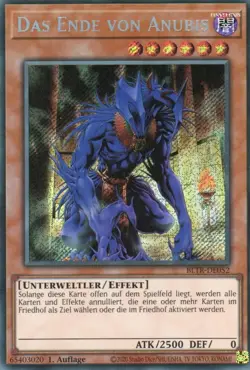 yugioh Das Ende Von Anubis BLTR-DE052 SECRET RARE 1AUFLAGE DEUTSCH - Image 1