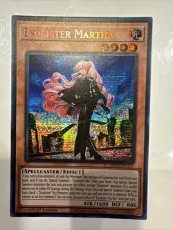 YuGiOh Exosister Martha MP23-EN127 Prismatic Secret Rare 1st Ed - Image 1