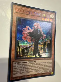 YuGiOh Exosister Martha MP23-EN127 Prismatic Secret Rare 1st Ed - Image 2