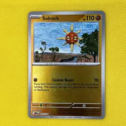 Solrock 075/132 UnCommon Reverse Holo Mega Evolution Pokemon Card NM - Image 1