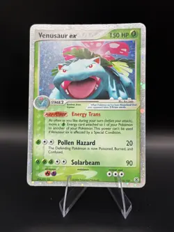 Venusaur ex 112/112 Holo Rare EX Fire Red & Leaf Green Pokemon Card LP - Image 1