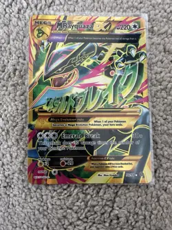 Pokemon Mega M Rayquaza EX 98/98 Ancient Origins Full Art Gold Card 2015 - Image 1