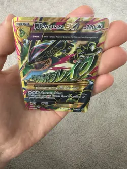 Pokemon Mega M Rayquaza EX 98/98 Ancient Origins Full Art Gold Card 2015 - Image 4
