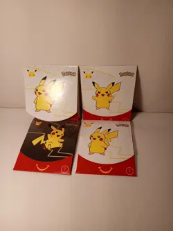 4x Pokemon McDonalds 25th Anniversary Special Promo Sealed Card Pack - Image 1