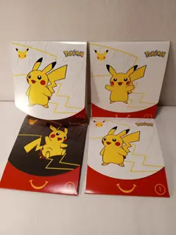 4x Pokemon McDonalds 25th Anniversary Special Promo Sealed Card Pack - Image 2