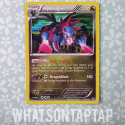 Pokemon Card Hydreigon 97/124 Holo Rare Black White Dragons Exalted LP Vintage - Image 1