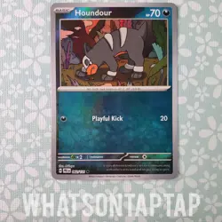 Pokemon Card Houndour 062/131 Poke Ball Rare Common Prismatic Evolutions LP - Image 1