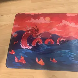 Gyarados Rubber Playmat Play Mat Pokemon Tcg Trading Card Game Mouse Pad - Image 2