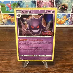 Sealed Gengar SWSH241 NM Mint Lost Origin Prerelease SWSH Promo Stamp Card - Image 1