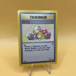 Pokemon Trainer Card Mr Fuji 58/62 Fossil WOTC 1999 LP - Image 2