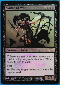 Avatar of Woe (Pro Tour Promo) FOIL PLD MTG MAGIC CARD (505471) ABUGames - Image 1