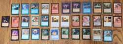 MTG MAGIC THE GATHERING 33 CARD LOT all pre 2003 found in storage locker used - Image 1