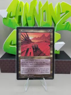 MTG: Squandered Resources Card Regular Visions 1996 (3) - Image 1