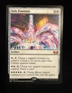 Halo Fountain -Mythic Rare -Streets of New Capenna (SNC)-MTG Magic the Gathering - Image 1