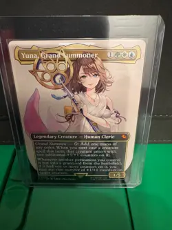 Magic the Gathering Yuna, Grand Summoner (Borderless) Commander - Image 1
