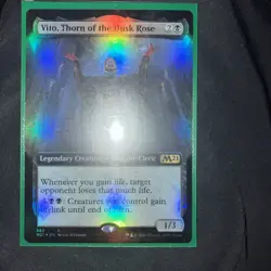 MTG Vito, Thorn Of The Dusk Rose Extended Art Foil M21 NM - Image 1