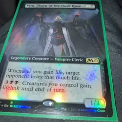 MTG Vito, Thorn Of The Dusk Rose Extended Art Foil M21 NM - Image 2