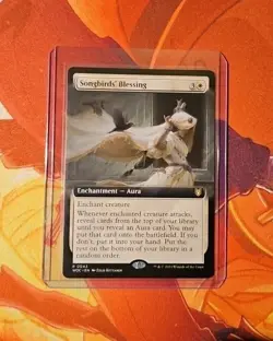 Songbirds' Blessing (Extended Art) Commander: Wilds of Eldraine Regular - Image 1