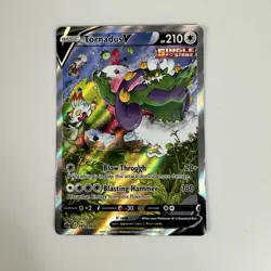 Tornadus V Chilling Reign 185/198 Pokemon TCG Holo Alt Art Mint Card - Image 1