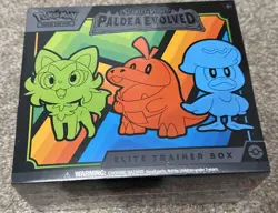 Pokemon TCG Scarlet & Violet Paldea Evolved Elite Trainer Box ETB Rip on seal - Image 1