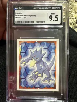 Golduck Water Gun Pokemon Amada Attack Part 1 Pocket Monsters 1998 CGC 9.5 - Image 1