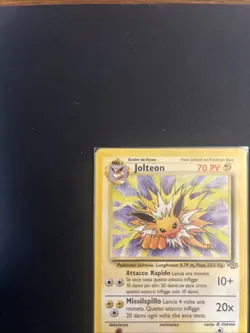 🇮🇹Pokemon Jolteon 20/64 No Holo Rare Jungle Unlimited 1999 - ITA - NM - Image 4
