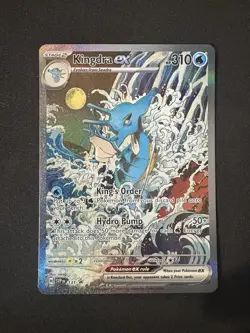 Kingdra EX 131 Pokemon TCG Scarlet & Violet Black Star Promo Holo - Image 1