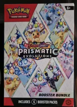 Pokemon TCG Scarlet & Violet Prismatic Evolutions Booster Bundle Factory Sealed - Image 1