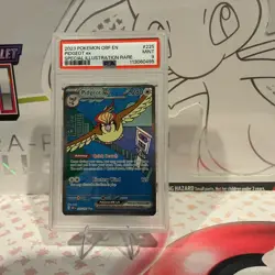 Pokemon TCG Scarlet & Violet Obsidian Flames Pidgeot EX 225/197 PSA 9 - Image 1